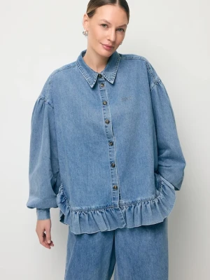 BIZUU koszula damska jeansowa FALBI