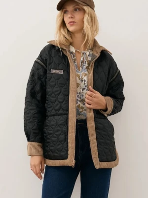 Bizuu kurtka BAIONA kolor brązowy przejściowa BAIONA BRĄZOWY