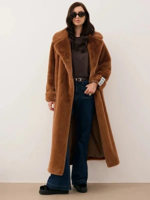 Bizuu płaszcz DOLOMITES kolor brązowy DOLOMITES POMARAŃCZOWY