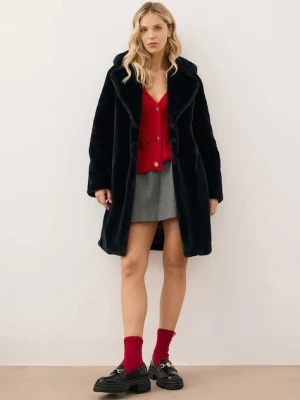 Bizuu płaszcz ROMA kolor czarny ROMA CZARNY