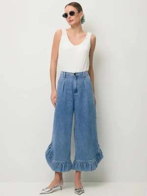 BIZUU spodnie damskie jeansowe NELLA