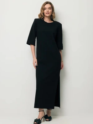 BIZUU sukienka bawełniana z elastanem JULISSA