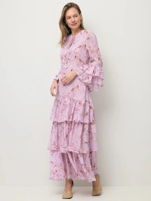 BIZUU sukienka letnia z wiskozy MASSI