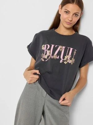 Zdjęcie produktu Bizuu t-shirt bawełniany OVERA damski kolor szary OVERA_SZARY_AW24