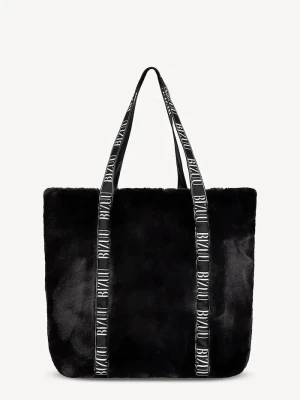 BIZUU torebka shopper damska FUZZY czarny