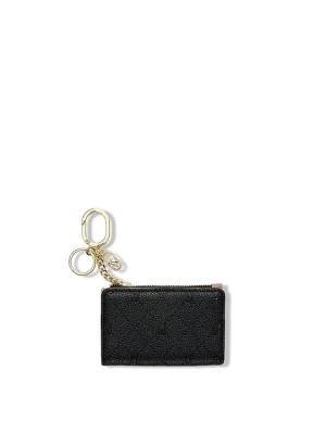 Black Debossed Składane etui na karty Victoria's Secret