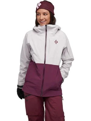 Black Diamond Kurtka hardshellowa "Recon" w kolorze jagodowo-białym rozmiar: M