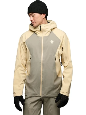 Black Diamond Kurtka hardshellowa "Recon" w kolorze kremowo-szarym rozmiar: L