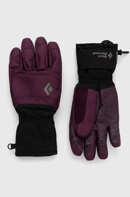 Black Diamond rękawice narciarskie Mission kolor fioletowy