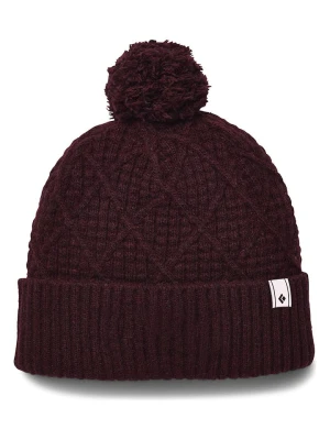 Black Diamond Wełniana czapka w kolorze bordowym rozmiar: onesize