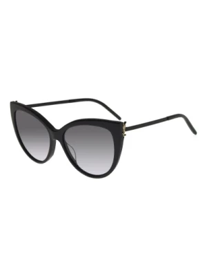 Black Gold/Grey Shaded Sunglasses Saint Laurent