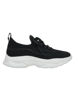 Black Low-Top Women's Mesh Sneakers Estro Er00113219 Estro