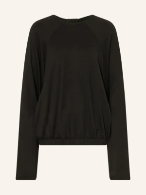 Black Palms Bluzka Oversize Briona schwarz