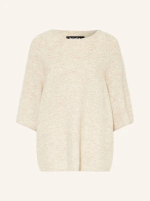 Black Palms Dzianinowa Koszulka Filine Z Alpaką beige