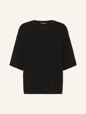 Black Palms Dzianinowa Koszulka Filine Z Alpaką schwarz