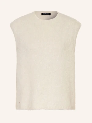 Black Palms Dzianinowa Koszulka Teya Z Alpaki weiss