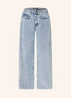 Black Palms Jeansy Wide Leg Jeany 2501 blau