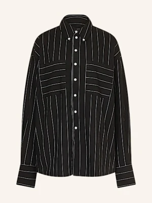 Black Palms Koszula Oversize Brino schwarz