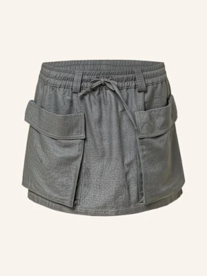 Black Palms Spódnica Bojówka Bobby grau