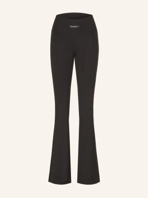 Black Palms Spodnie Bootcut Fyna schwarz