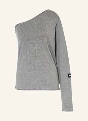 Black Palms Sweter Na Jedno Ramię Marci grau