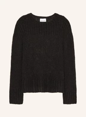 Black Palms Sweter Stephl Z Dodatkiem Alpaki schwarz