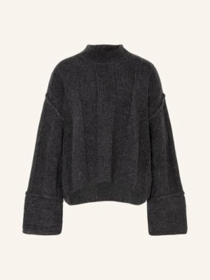 Black Palms Sweter Styna grau