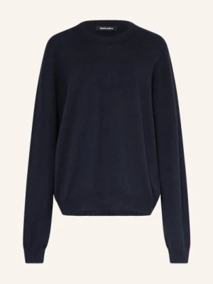 Black Palms Sweter Z Wełny Merino Z Dodatkiem Kaszmiru blau