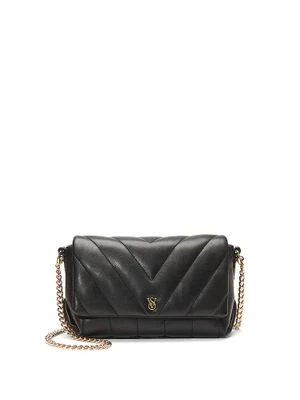 Black Średnia torebka na ramię crossbody Victoria's Secret
