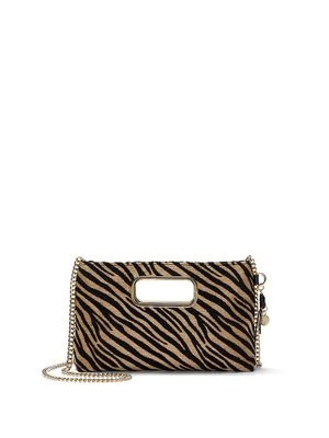 Black Zebra Straw Torebka na ramię crossbody Victoria's Secret