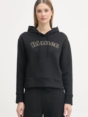 Blauer bluza z kapturem damska bawełniana FAYETTE