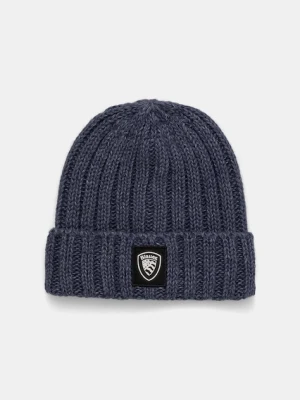 Blauer czapka KIBLY kolor granatowy BLUA05301