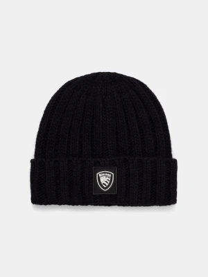 Blauer czapka KIBLY kolor granatowy BLUA05301
