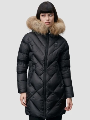 BLAUER Czarna damska kurtka Althea Raincoat Long Jackets, Rozmiar S Blauer USA