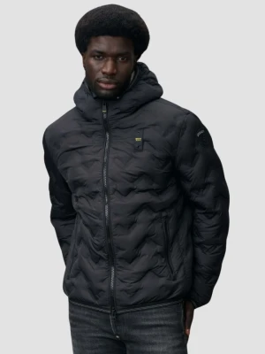 BLAUER Czarna kurtka męska Pier Short Jackets, Rozmiar XXL Blauer USA