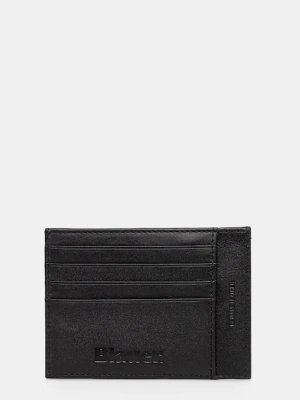 Blauer etui na karty skórzane kolor czarny CPV01