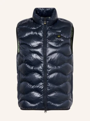 Blauer Kamizelka Pikowana Danny blau