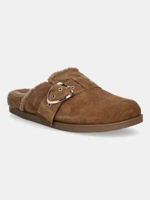 Blauer kapcie zamszowe GLADE