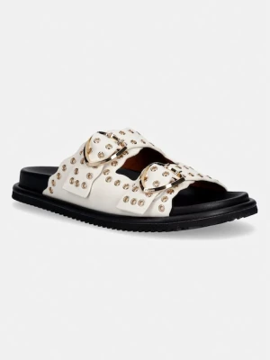 Blauer klapki skórzane BLOOM02