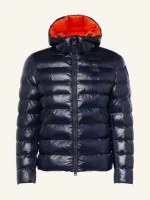 Blauer Kurtka Pikowana Adams blau NIEBIESKI