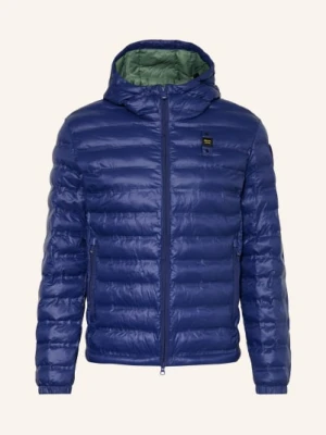 Blauer Kurtka Pikowana Charles blau