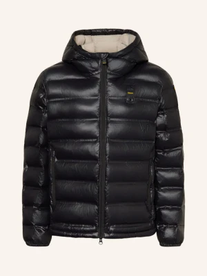 Blauer Kurtka Pikowana Charles schwarz CZARNY