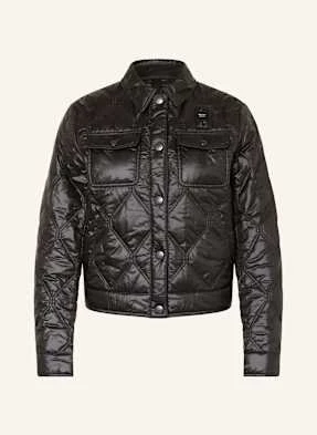 Blauer Kurtka Pikowana Delhi gruen
