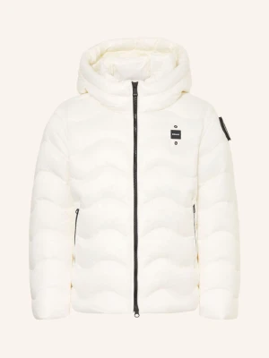 Blauer Kurtka Pikowana Larose weiss KREMOWY