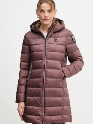 Blauer kurtka puchowa AGNES kolor bordowy zimowa BLDK03102