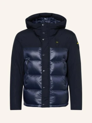 Blauer Kurtka Puchowa Brook blau