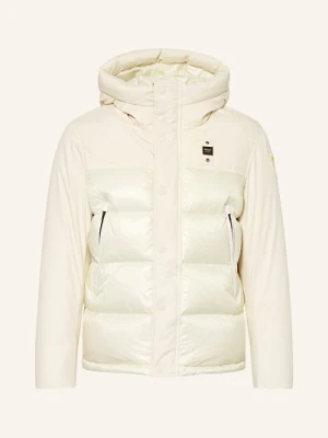 Blauer Kurtka Puchowa Brook weiss