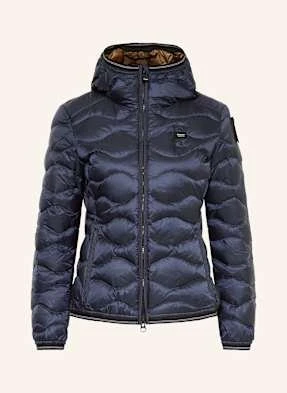 Blauer Kurtka Puchowa Camelia blau