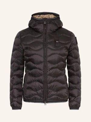 Blauer Kurtka Puchowa Camelia schwarz