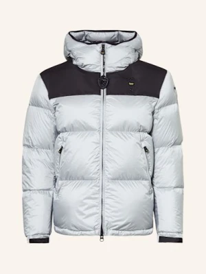 Blauer Kurtka Puchowa grau